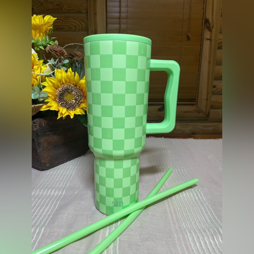 LIME CHECKMATE 40oz Simple Modern Tumbler * SOLD OUT